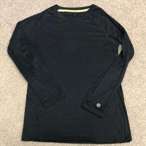 Champion C9, Boy’s L (12-14) black, L/S shirt.